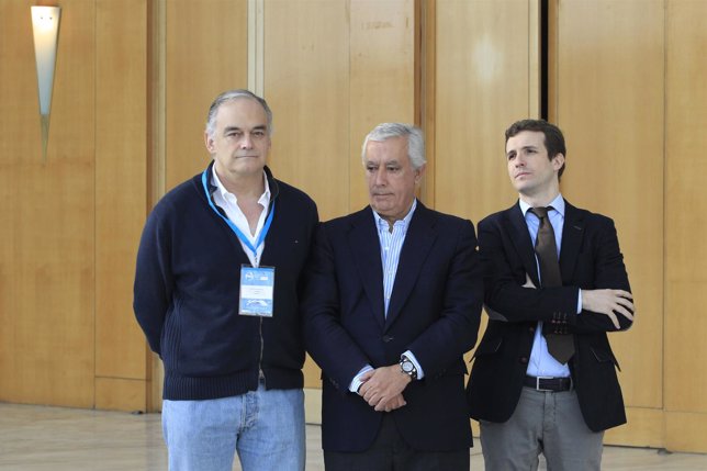 González-Pons, Javier Arenas y Pablo Casado