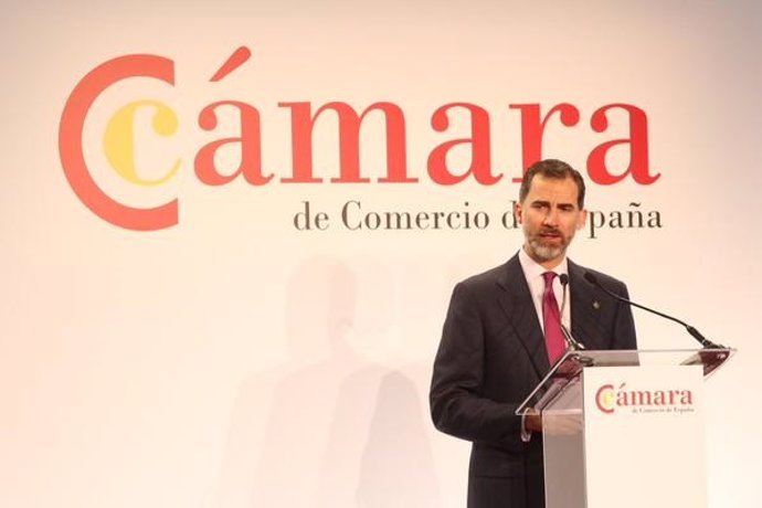 El Rey Felipe VI en la presentación de la Cámara de Comercio de España