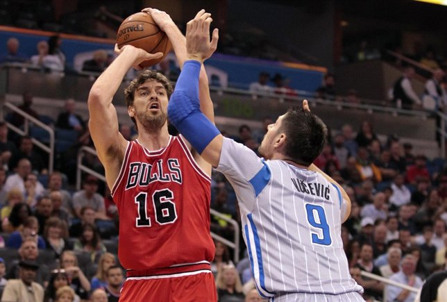 Pau Gasol en el Chicago Bulls - Orlando Magic
