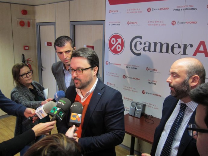 Antona, ante del acto con los empresarios