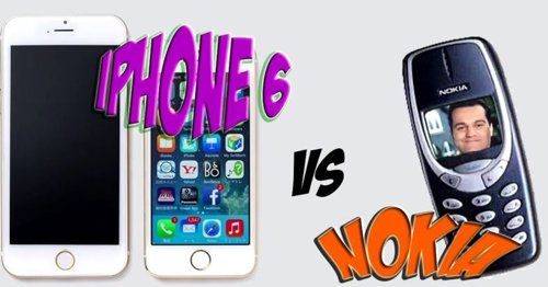 IPhone 6 vs Nokia