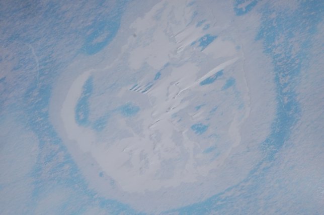 Extraño anillo en la Antártida