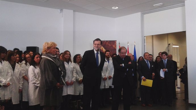 Rajoy en el centro I+DEA del Grupo Siro