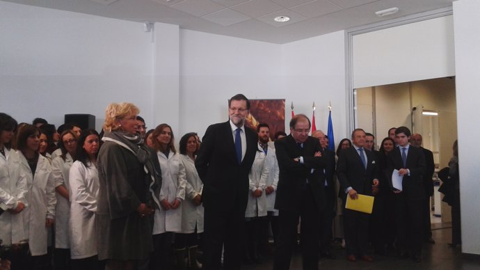 Rajoy en el centro I+DEA del Grupo Siro