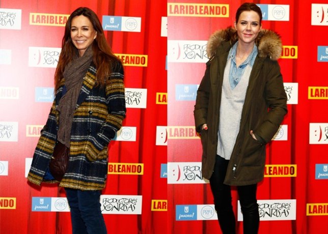 Amelia bono y Lydia Bosch disfrutan como niñas en el estreno de Laribleando 