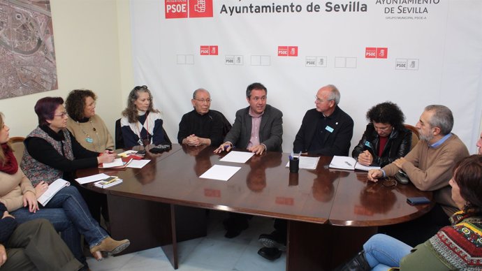 Reunión del PSOE con Távora.