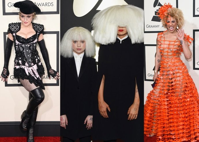Las que piensan que la 'red carpet' de los Grammy... Es un carnaval