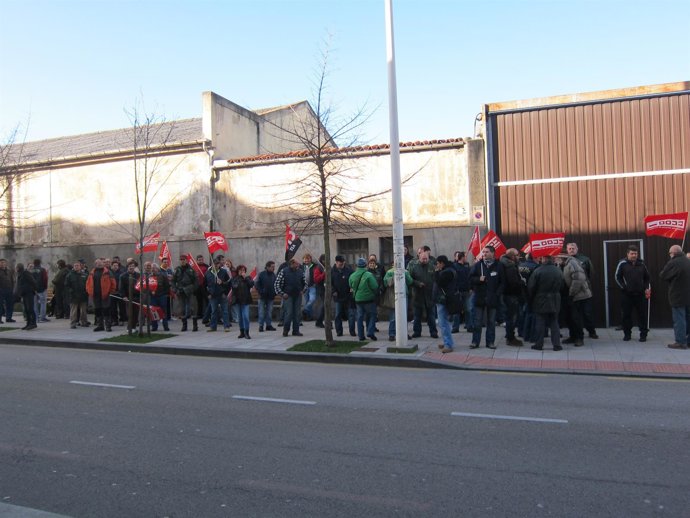 Protesta ante el Parlamento 