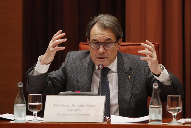 Artur Mas en la comisión de investigación del caso ITV