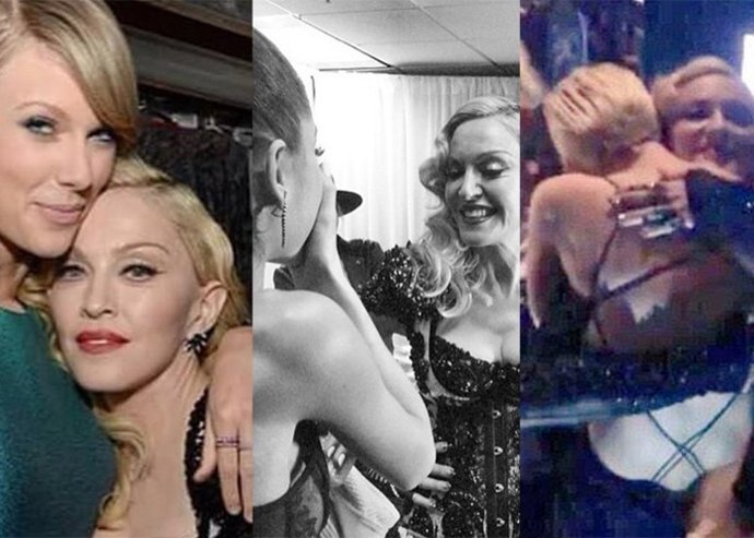 Taylor Swift, Ariana Grande, Miley Cyrus... Todas quieren fotos con Madonna