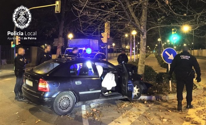 Accidente de tráfico en Palma