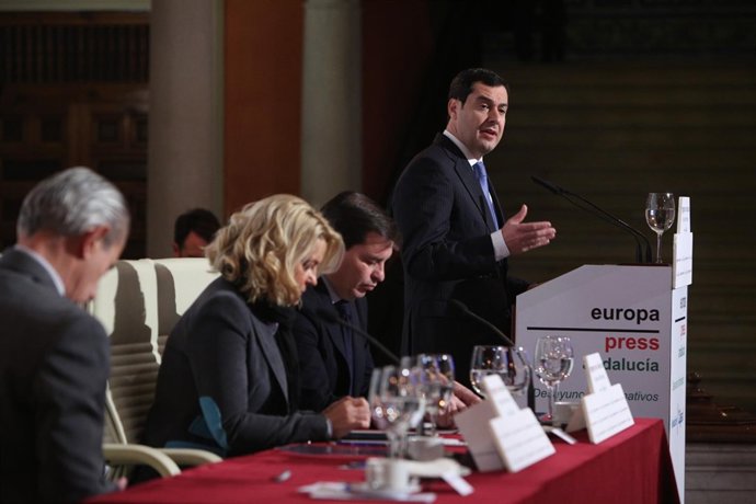 Juanma Moreno, este martes