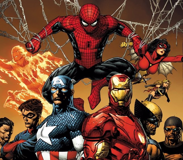 Spiderman con Los Vengadores