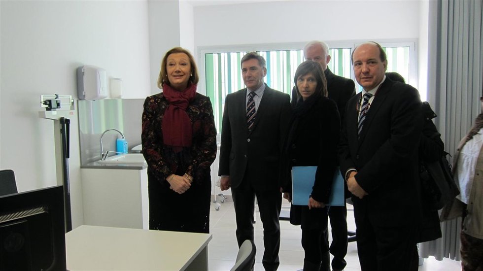 Rudi visita el nuevo centro de salud de La Almozara, en Zaragoza