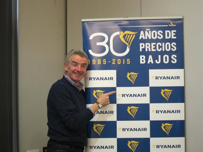 El consejero delegado de Ryanair, Michael O'Leary