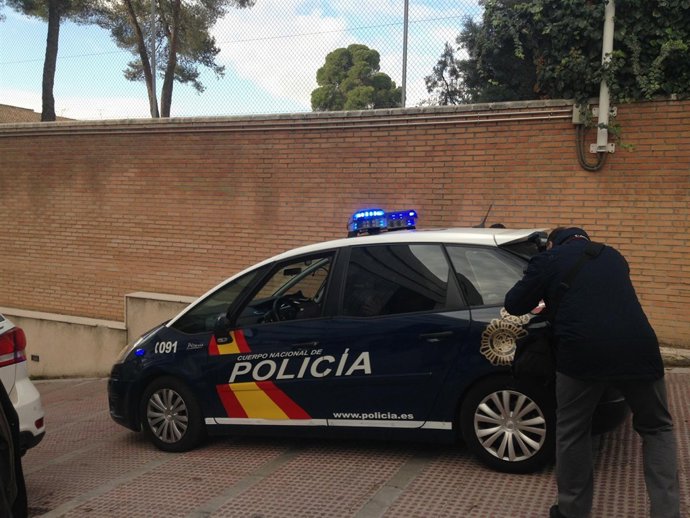 Llegada del segundo de los detenidos a los juzgados de la caleta
