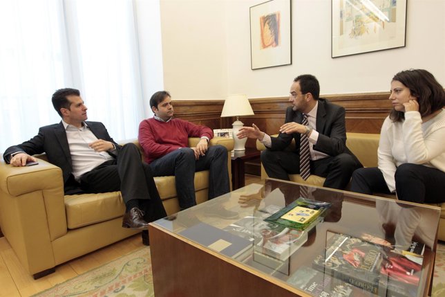 Tudanca y Tino Rodríguez analizan los daños por nevadas