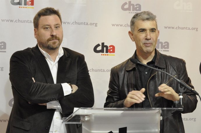 José Luis Soro y Juan Martín (CHA). 