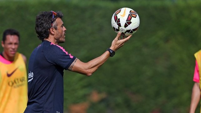 Luis Enrique entrenandor al Barcelona