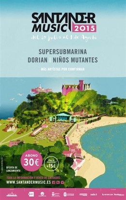 Cartel del Santander Music 2015