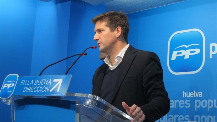 El secretario general del PP de Huelva, Guillermo García Longoria.