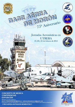 Cartel base aérea de Morón.