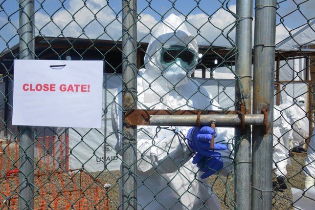Centro de tratamiento contra el ébola en Monrovia