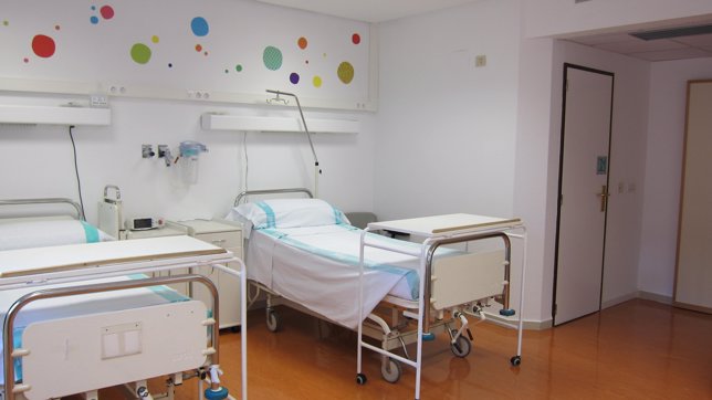 Habitación del Hospital Infantil de Zaragoza