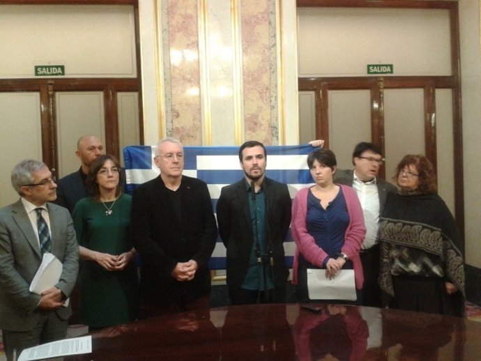 Cayo lara, Alberto Garzón y diputados de Izquierda Plural