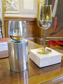 Galardones de los premios Cinve diseñados por Enrique Reche