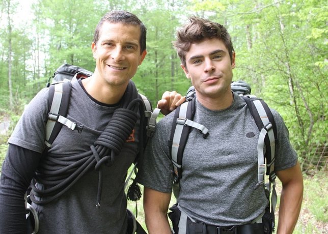 LAS ESTRELLAS SE PONEN A PRUEBA EN PELIGROS CON BEAR GRYLLS