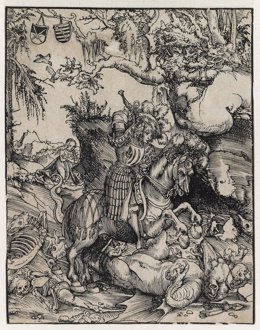 San Jorge y el dragón, de Cracnach