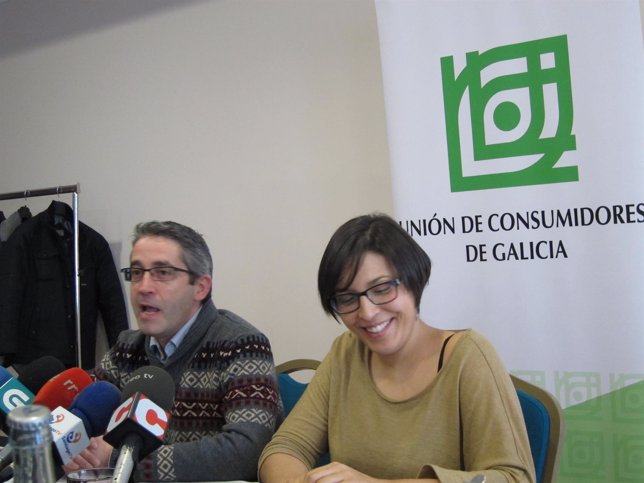 Miguel López y Ana Olveira (Unión de Consumidores de Galicia)