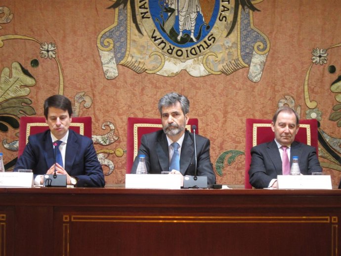 El presidente del Tribunal Supremo, Carlos Lesmes.