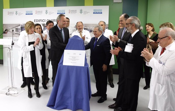 Fabra y Rus inauguran el edificio quirúrgico del Hospital General de Valencia