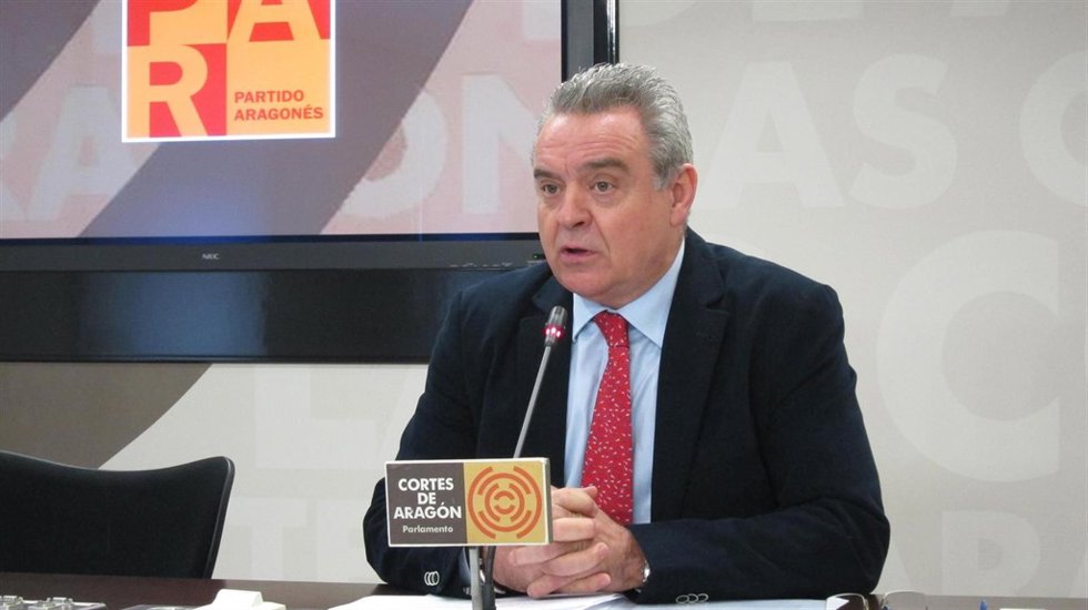 El portavoz del PAR en las Cortes de Aragón, Alfredo Boné