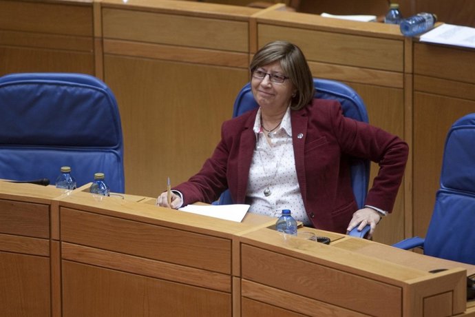 Rosa Quintana en el Parlamento.