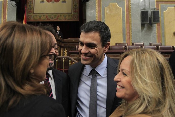Pedro Sánchez y Trinidad Jiménez