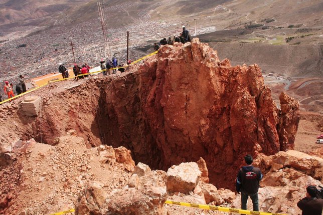 Explotación minera en Bolivia