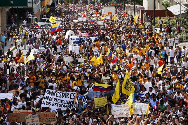 Gran manifestación de Caracas