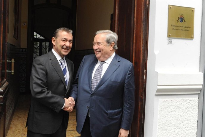 Paulino Rivero y Jerónimo Saavedra