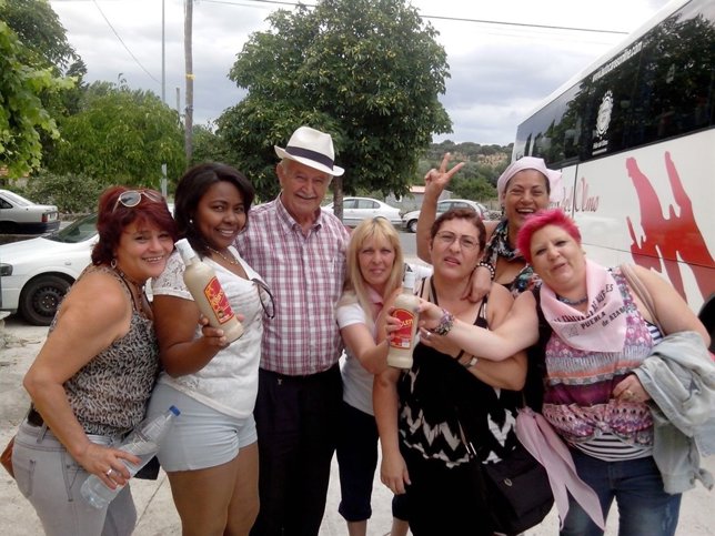 Participantes en una caravana