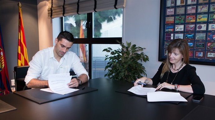 Kiril Lazarov, jugador del FC Barcelona de balonmano 