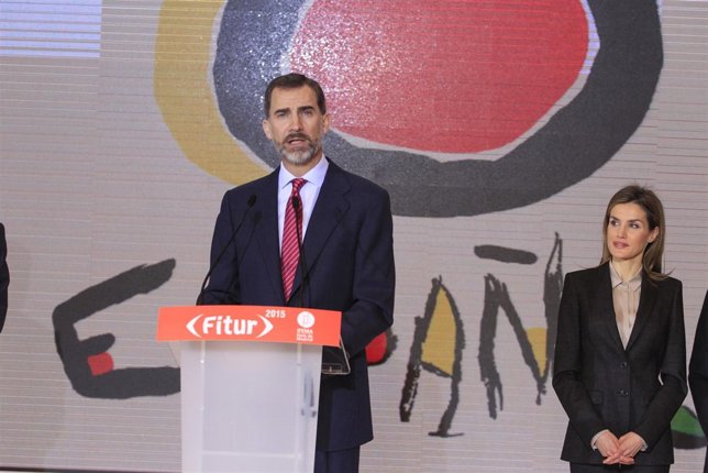 Los Reyes Felipe y Letizia en la inauguración de Fitur