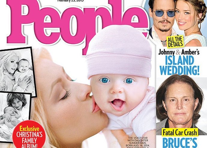 ¿Exceso De Photoshop? Christina Aguilera Muestra A Su Hiha En People