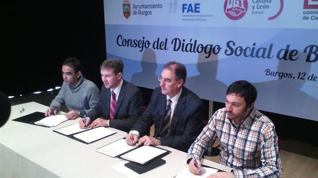 Presentación del Consejo de Diálogo Social de Burgos