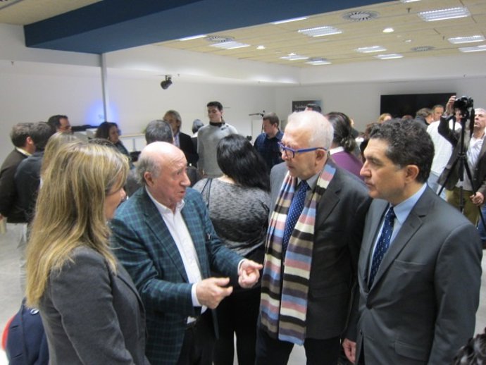 José Sánchez Maldonado en el encuentro con las 'lanzaderas de empleo'