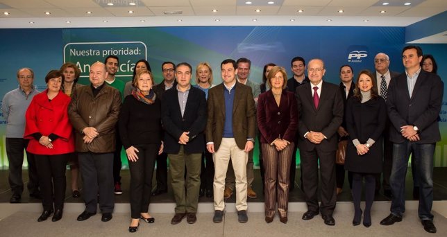 Juanma Moreno con la candidatura autonómica por Málaga elecciones 22 marzo