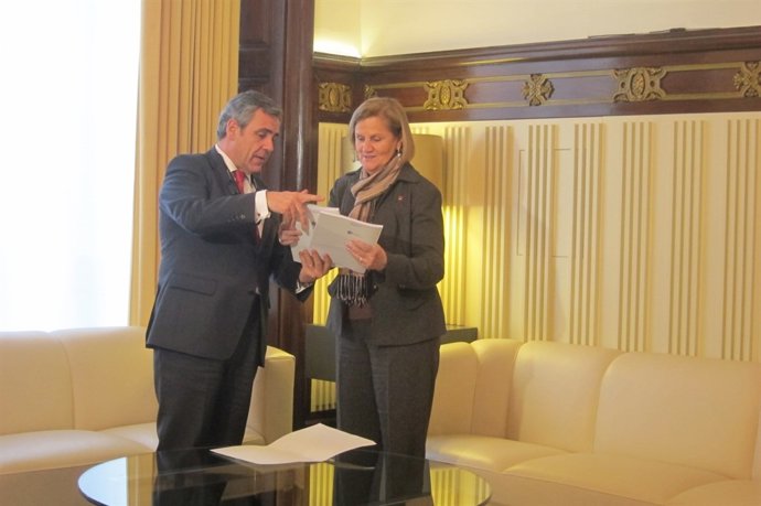 D. De Alfonso (Oficina Antifraude) y N. De Gispert