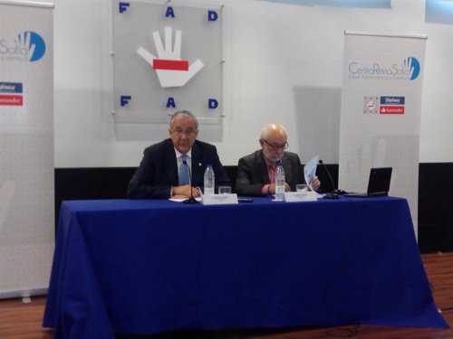 Ignacio Calderón y Eusebio Megías, en la sede de la FAD